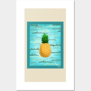 Aloha Pineapple Posters and Art